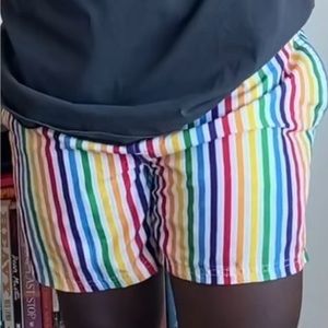 Rainbow swimming shorts trinity collective